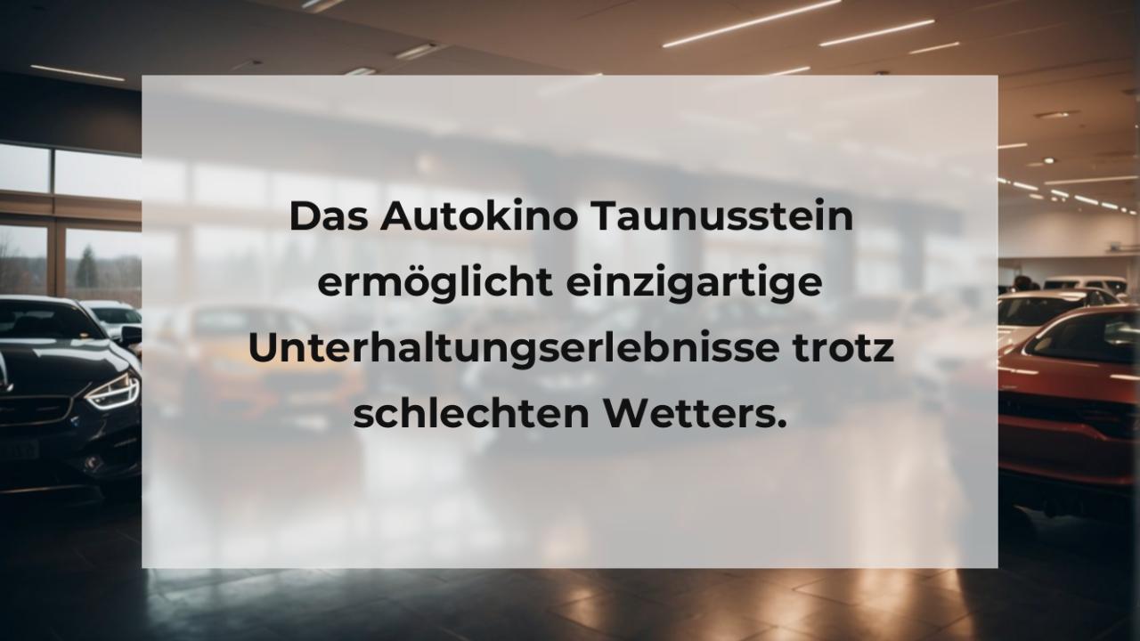 Das Autokino Taunusstein ermöglicht einzigartige Unterhaltungserlebnisse trotz schlechten Wetters.