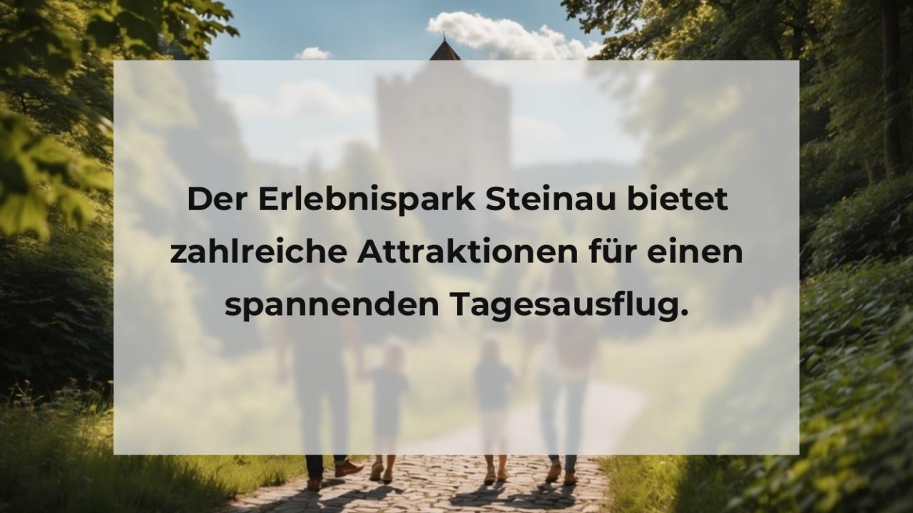 Der Erlebnispark Steinau bietet zahlreiche Attraktionen für einen spannenden Tagesausflug.