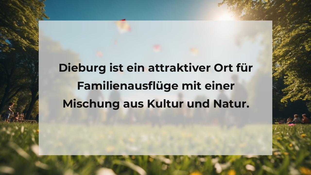 Dieburg ist ein attraktiver Ort für Familienausflüge mit einer Mischung aus Kultur und Natur.