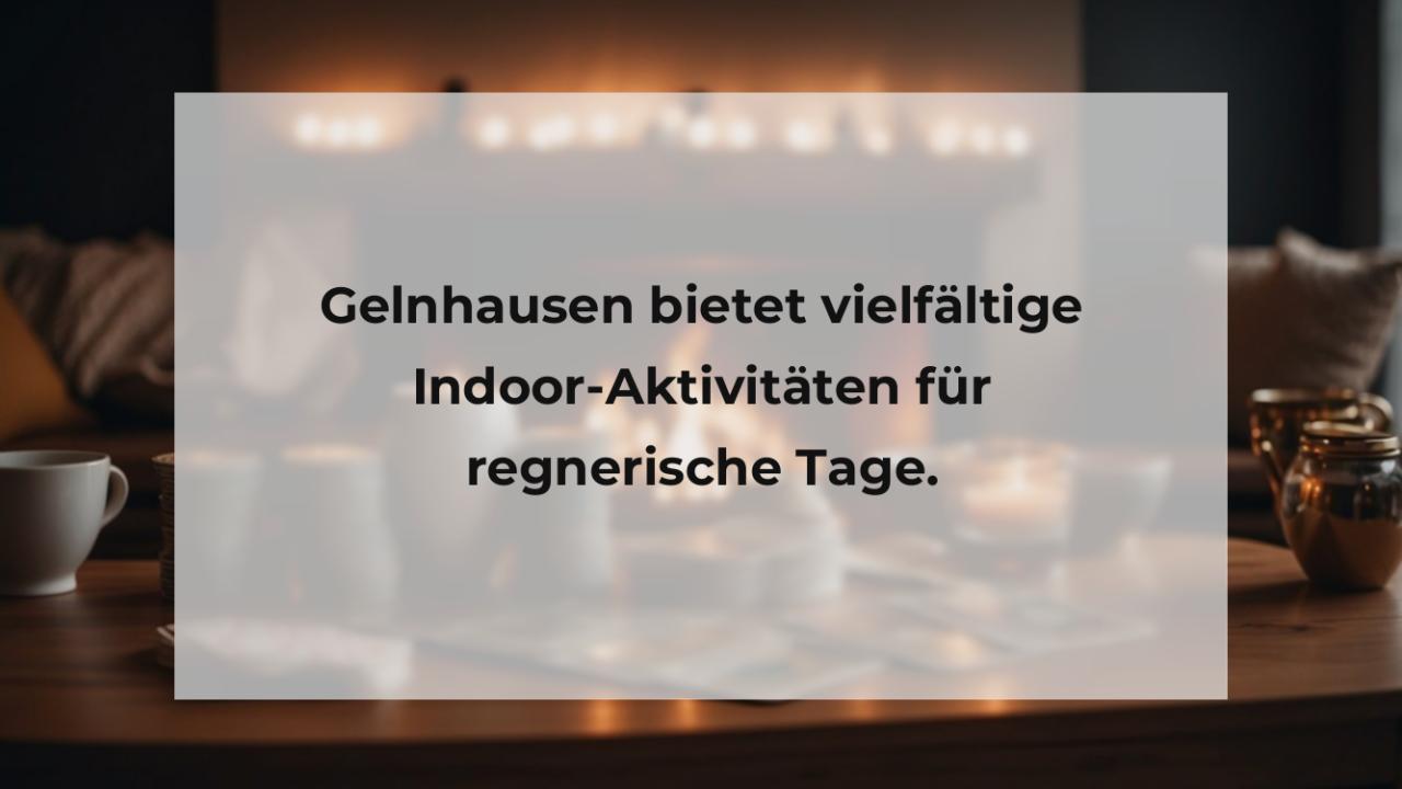 Gelnhausen bietet vielfältige Indoor-Aktivitäten für regnerische Tage.