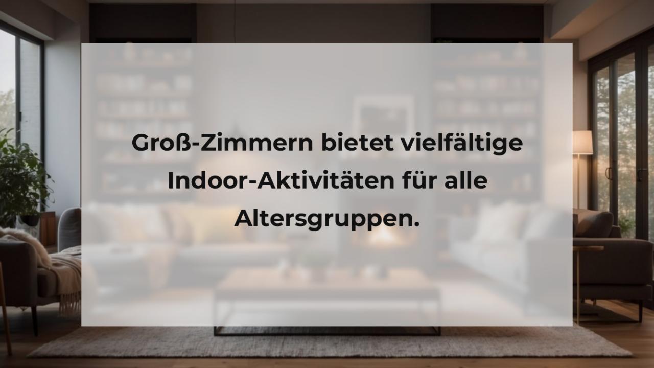 Groß-Zimmern bietet vielfältige Indoor-Aktivitäten für alle Altersgruppen.