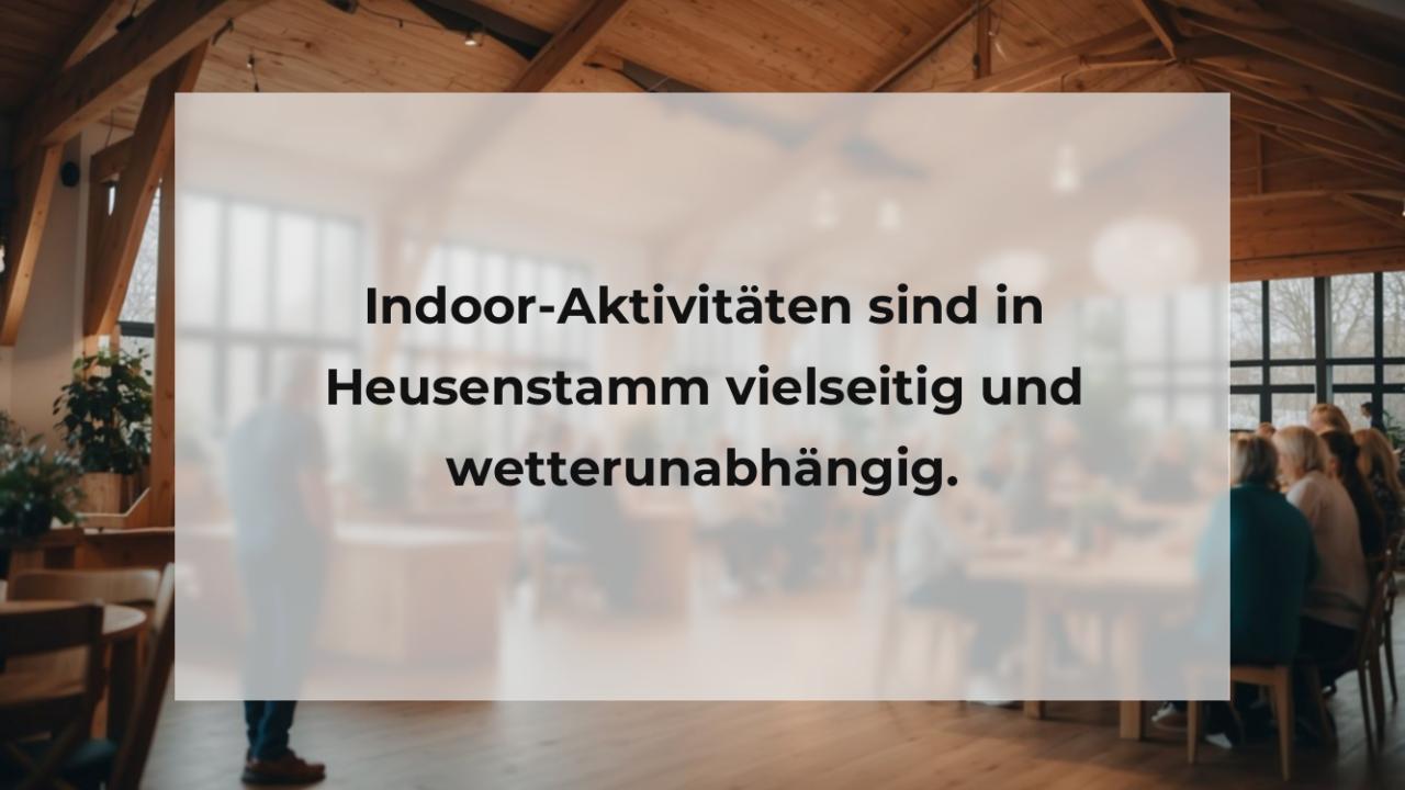 Indoor-Aktivitäten sind in Heusenstamm vielseitig und wetterunabhängig.