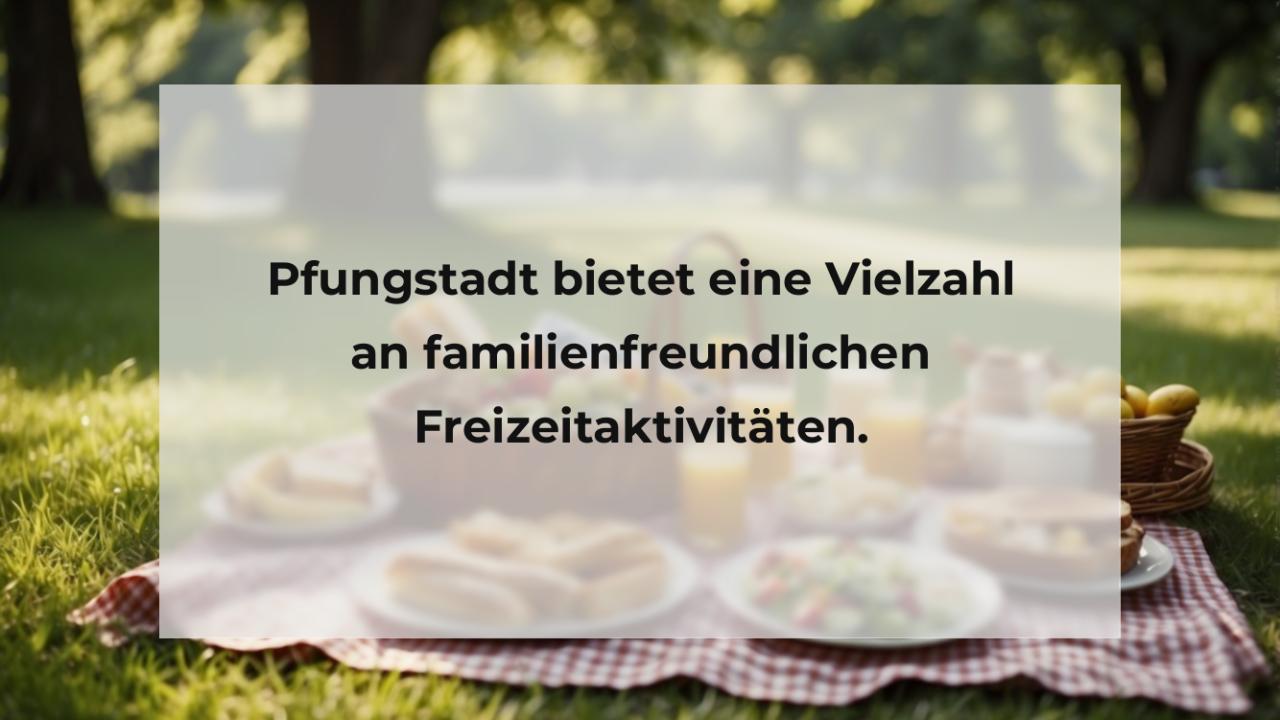 Pfungstadt bietet eine Vielzahl an familienfreundlichen Freizeitaktivitäten.