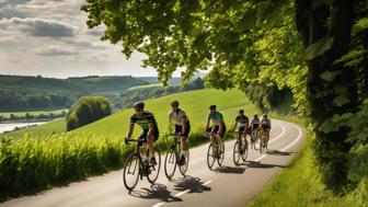 rhein radweg entdecke die schoensten strecken fuer unvergessliche fahrradtouren in hessen