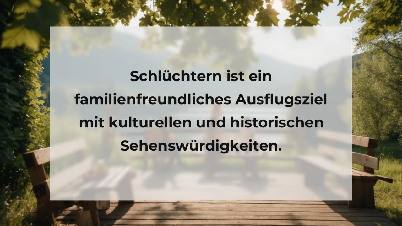 Schlüchtern ist ein familienfreundliches Ausflugsziel mit kulturellen und historischen Sehenswürdigkeiten.