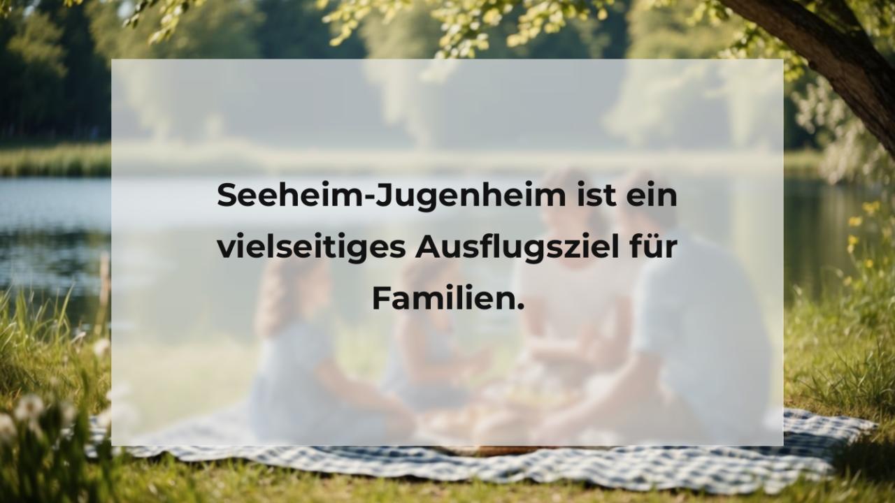 Seeheim-Jugenheim ist ein vielseitiges Ausflugsziel für Familien.