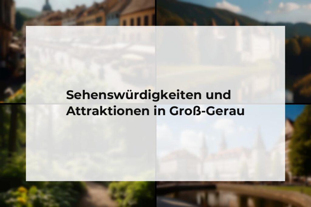 Sehenswürdigkeiten und Attraktionen Groß-Gerau