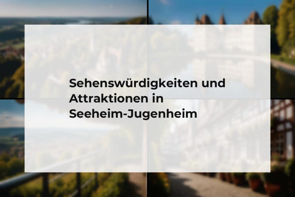Sehenswürdigkeiten und Attraktionen Seeheim-Jugenheim