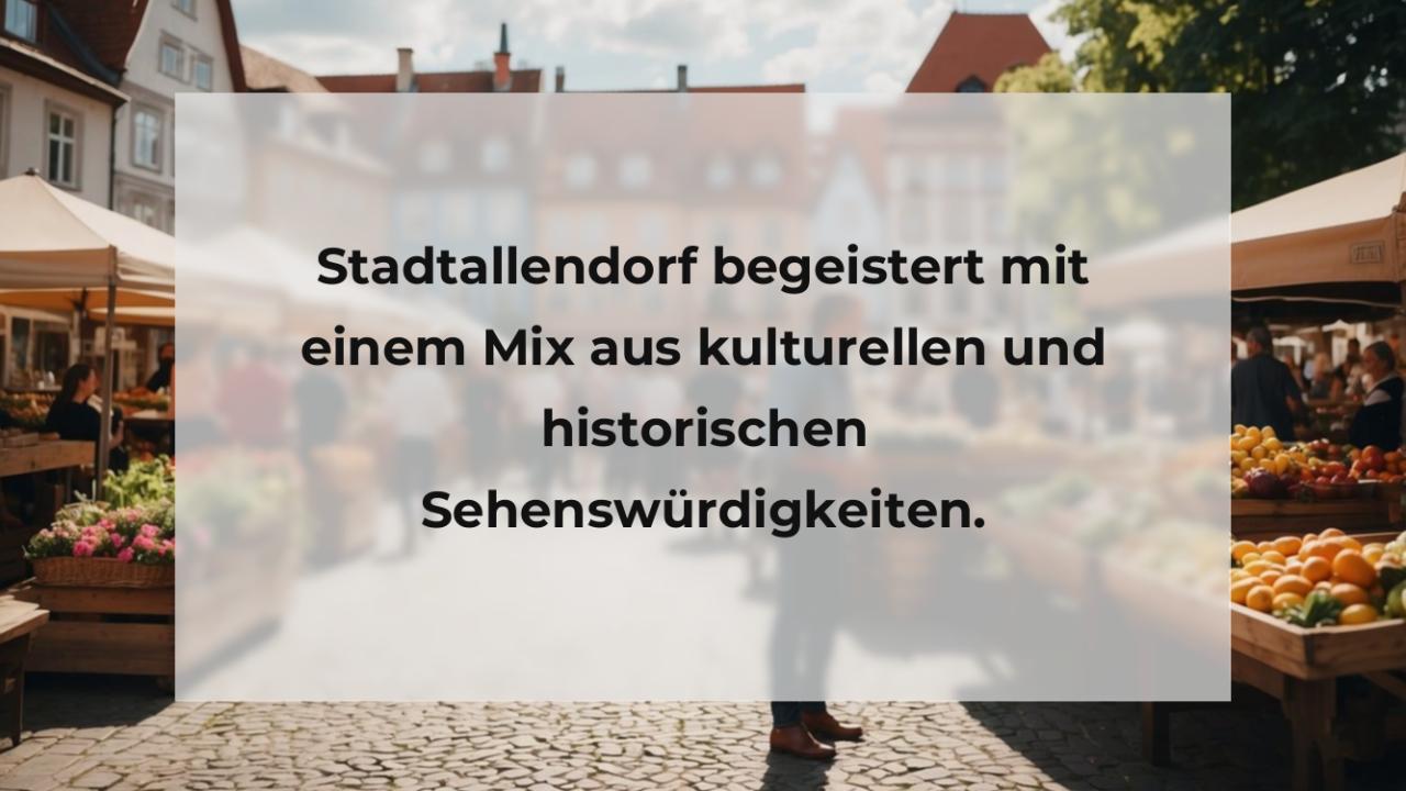 Stadtallendorf begeistert mit einem Mix aus kulturellen und historischen Sehenswürdigkeiten.